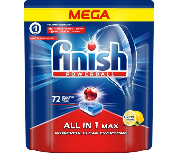 FINISH Tabletki All-in-1 Max 72 cytrynowe - 1385387 - zdjęcie
